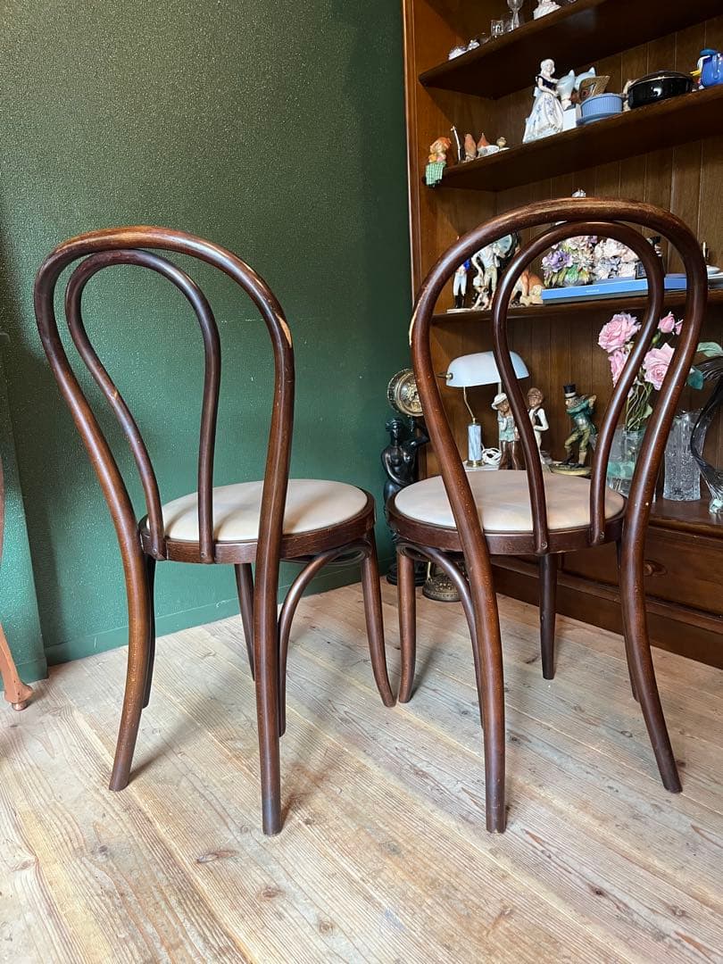 ベントウッドチェア 椅子 セット 昭和レトロ アンティーク 曲木 ビンテージ