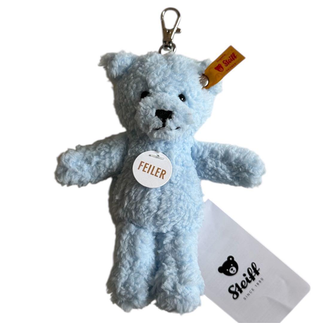 新作 フェイラー　シュタイフベア　ハンカチキーリングセット