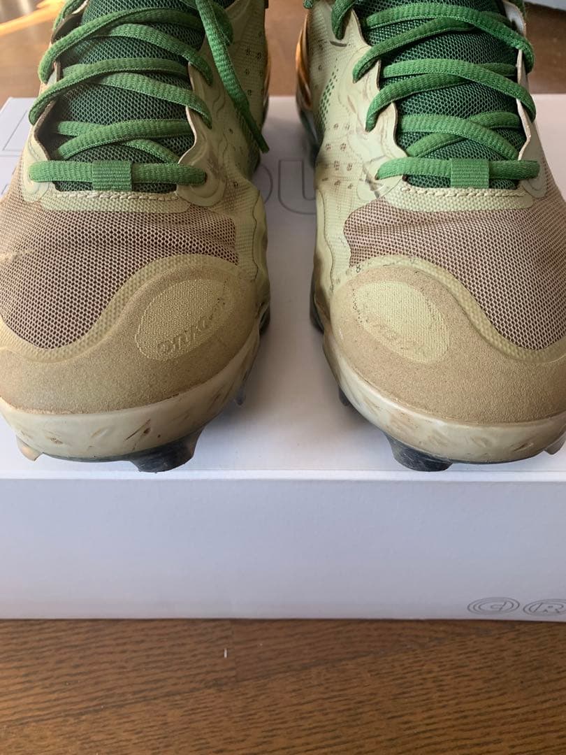 【最終値下】ナイキ NIKE オーダースパイク グリーン系 27cm