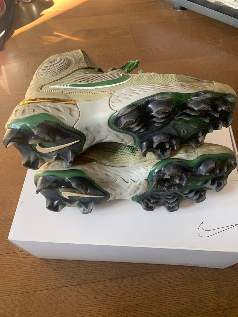 【最終値下】ナイキ NIKE オーダースパイク グリーン系 27cm