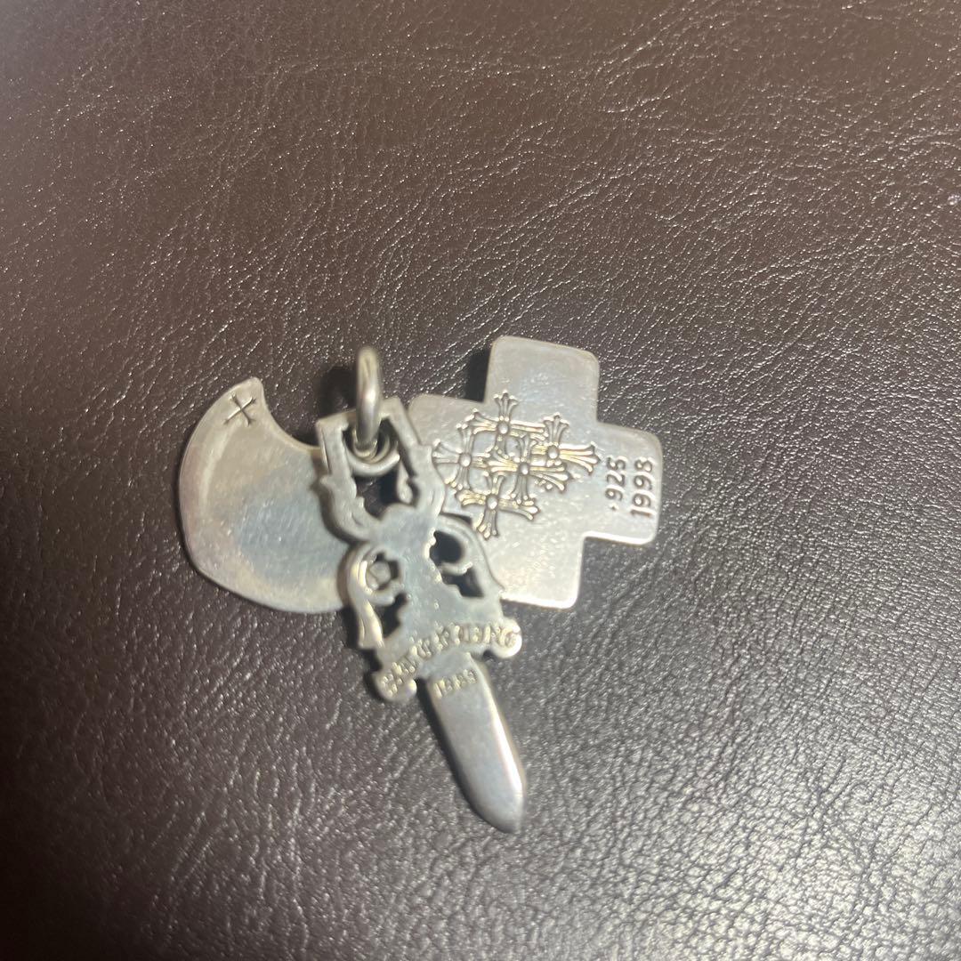 クロムハーツ　ネックレス　スリートリンケッツ　3トリンケッツ　美品