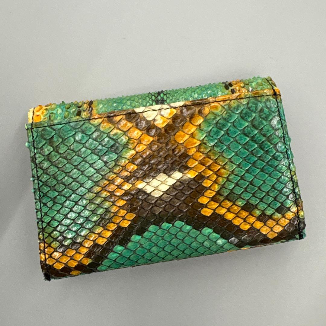 パイソン名刺入れとパイソン財布セット