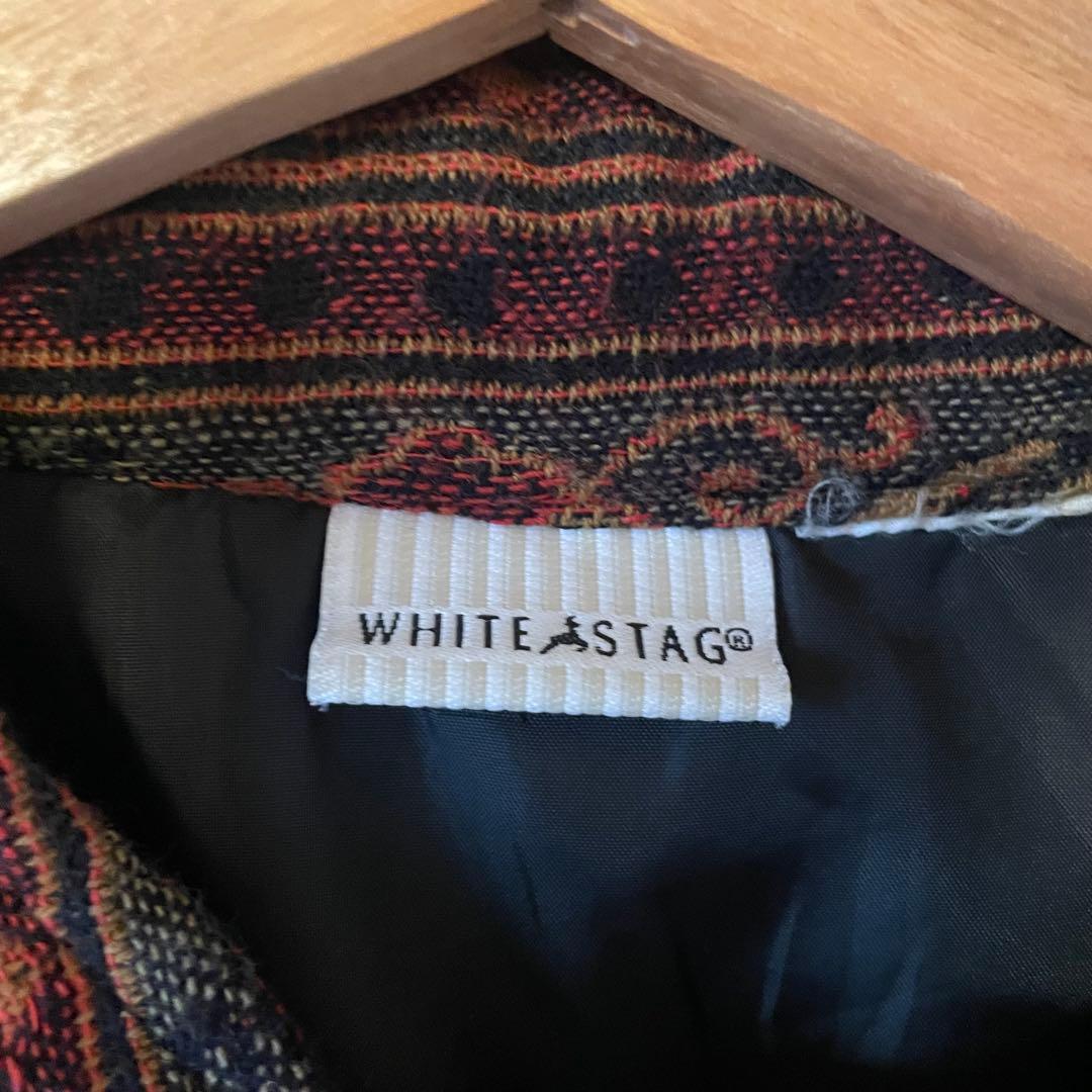 【ほぼ未使用】90s White Stag ゴブラン織りチャイナジャケット