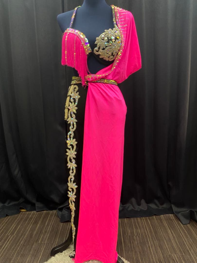 ベリーダンス バラディ　シャービー　衣装　3点セット　ドラムソロ