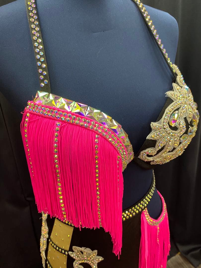 ベリーダンス バラディ　シャービー　衣装　3点セット　ドラムソロ