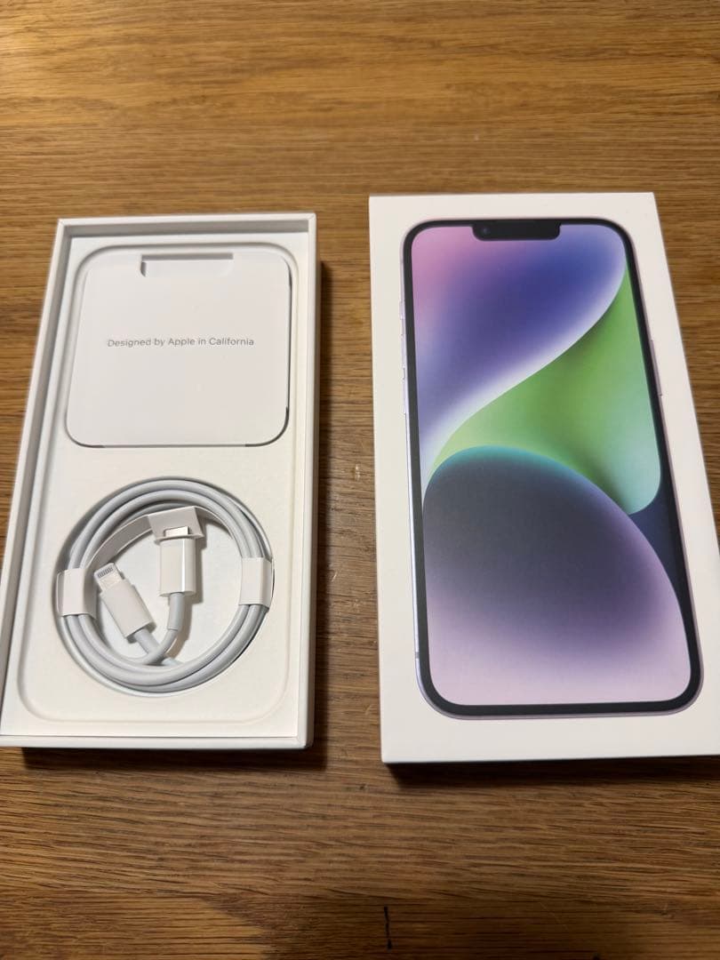 Apple iPhone 14 パープル 本体　美品　即日発送