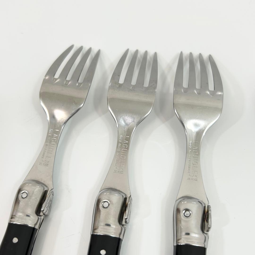 LAGUIOLE ラギオール ライヨール カトラリーセット ブラック 9本