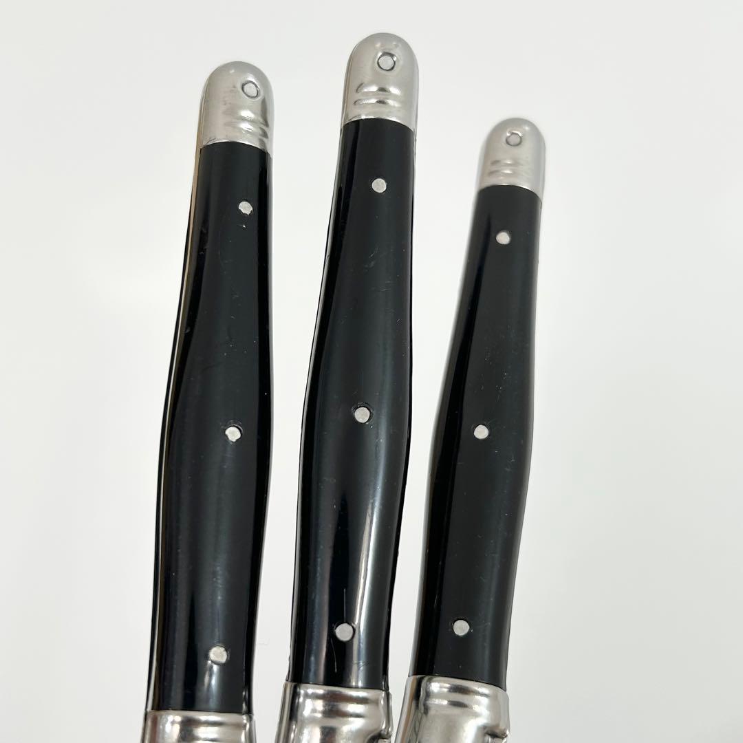 LAGUIOLE ラギオール ライヨール カトラリーセット ブラック 9本