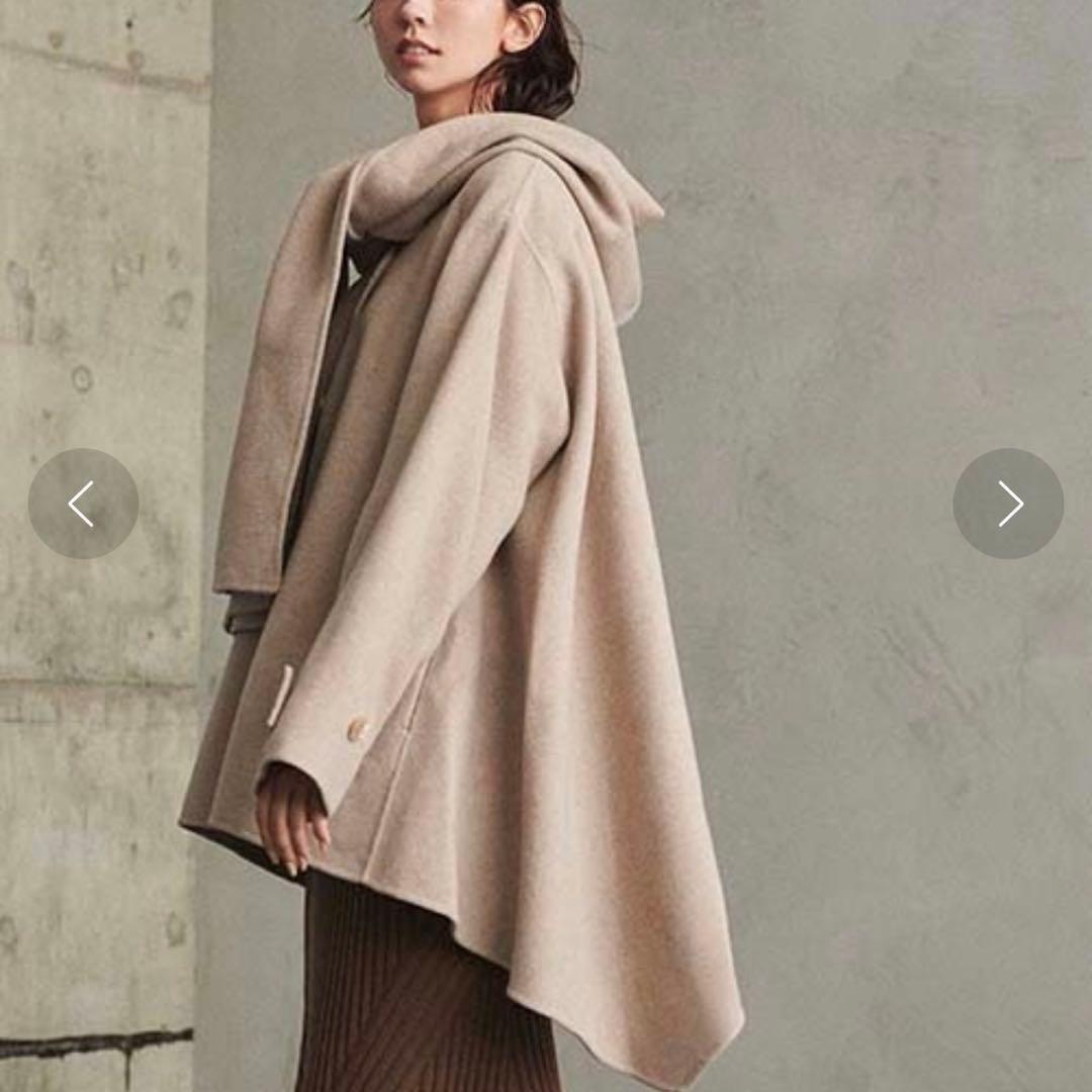 新品未使用　styling/ スタイリング リバーフードコート　ベージュ