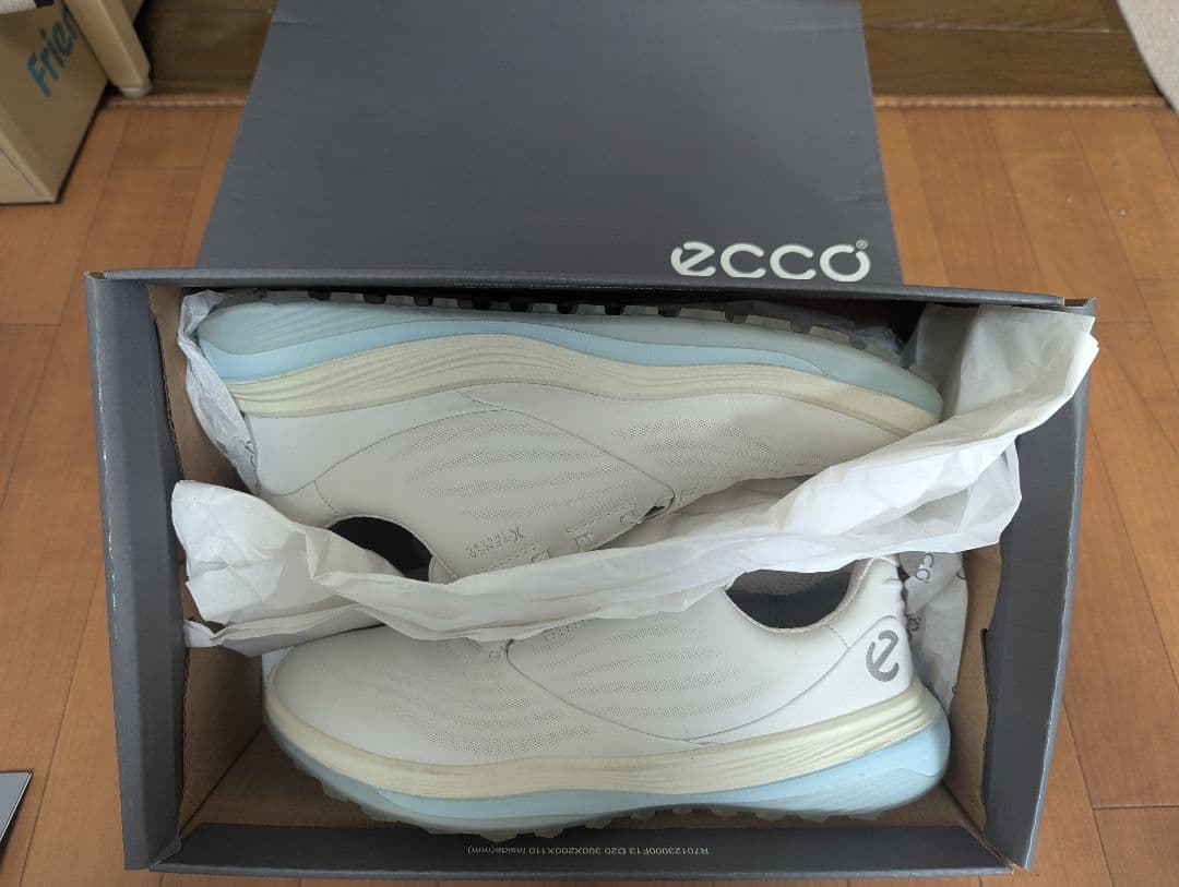 【値下げ】ecco ゴルフシューズ ホワイト24cm