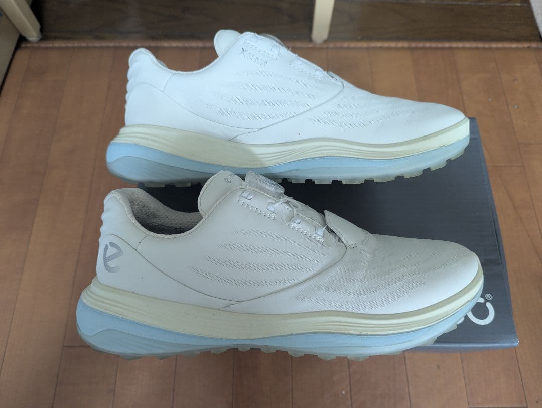 【値下げ】ecco ゴルフシューズ ホワイト24cm