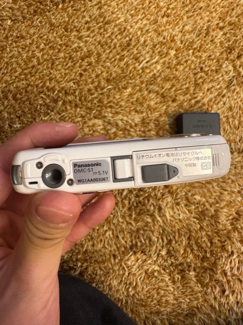 動作確認済み　LUMIX DMC-S1 ホワイト コンデジ　デジカメ
