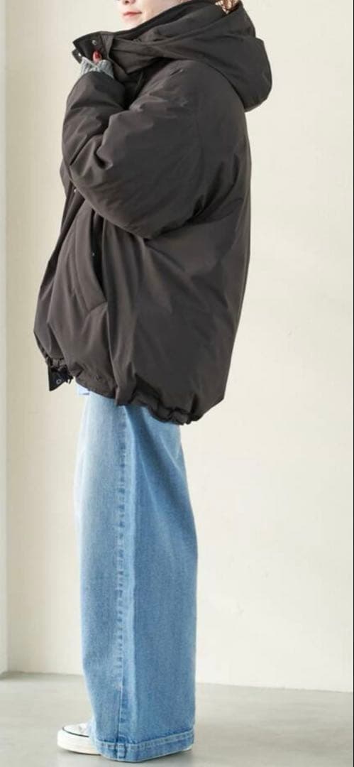 新品未使用Spick and Span2WAY撥水ダウンハーフコート34