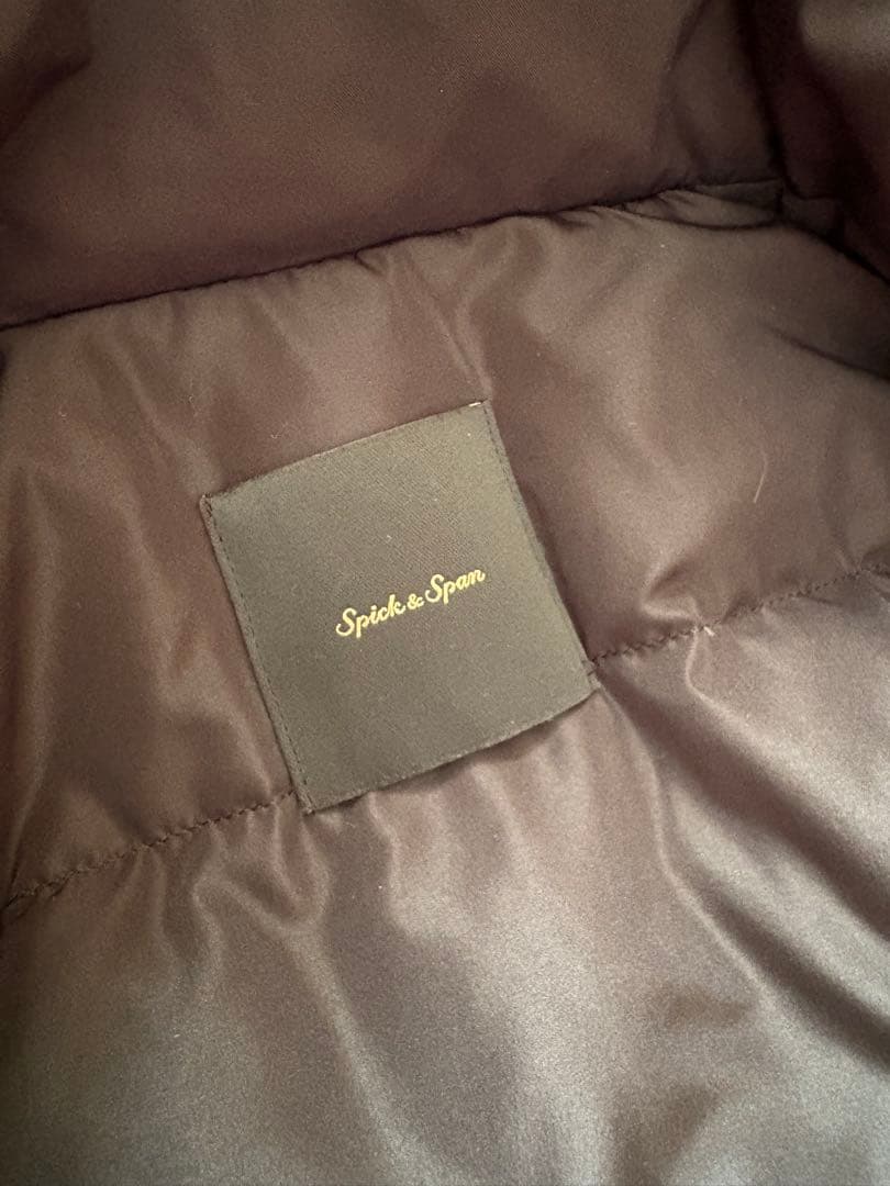 新品未使用Spick and Span2WAY撥水ダウンハーフコート34