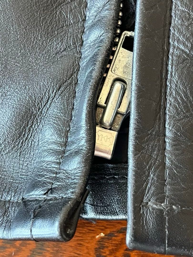 ★美品★ Schott 643E ライナー付シングルライダース Size40 L