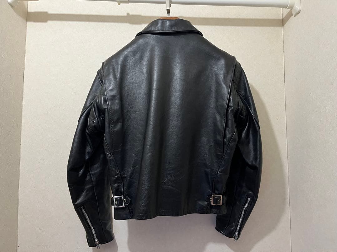 ★美品★ Schott 643E ライナー付シングルライダース Size40 L