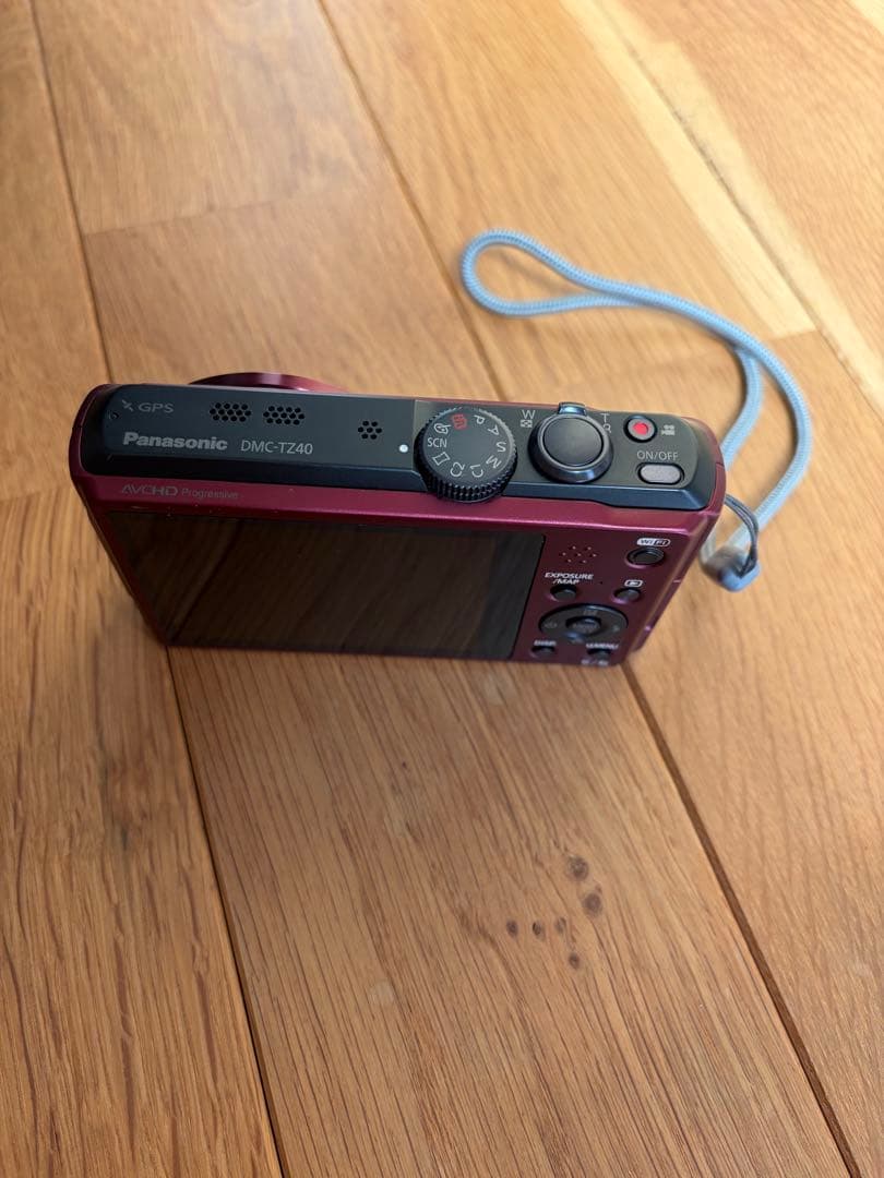 LUMIX DMC-TZ40 レッド コンパクトデジタルカメラ