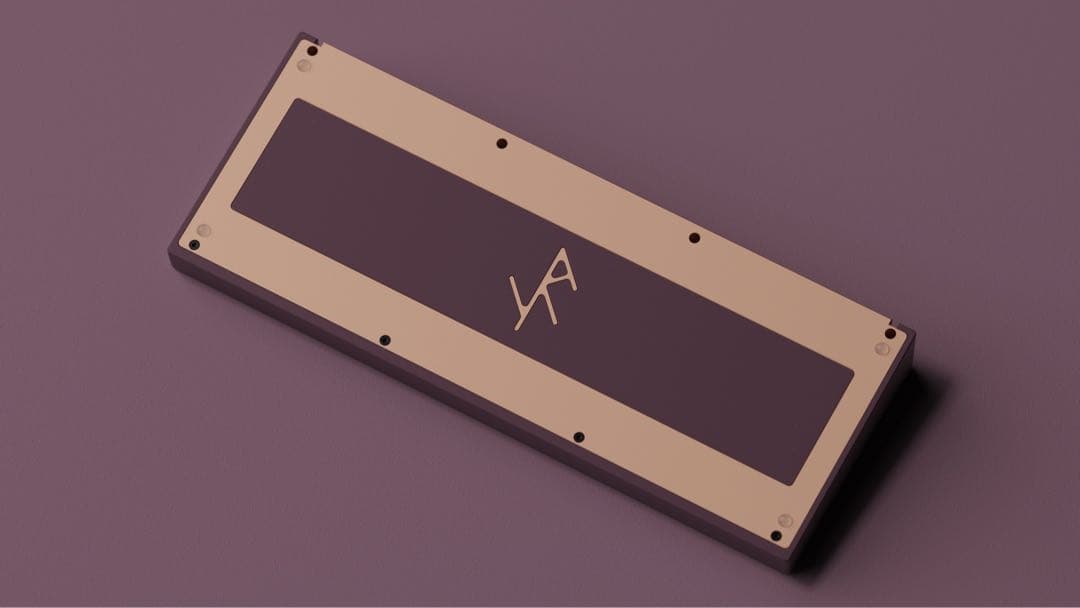 キーボード IRON160 Copper Bottom Plum WKL A Stock