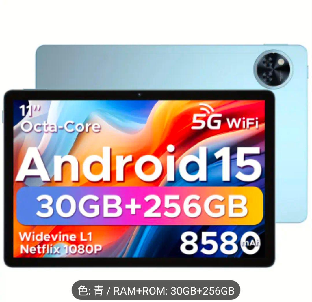 Androidタブレット本体 DOOGEE U11 Pro VIP Edition 30GB+256GB