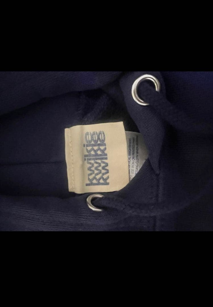 kwikie hoodie indigo Sサイズ