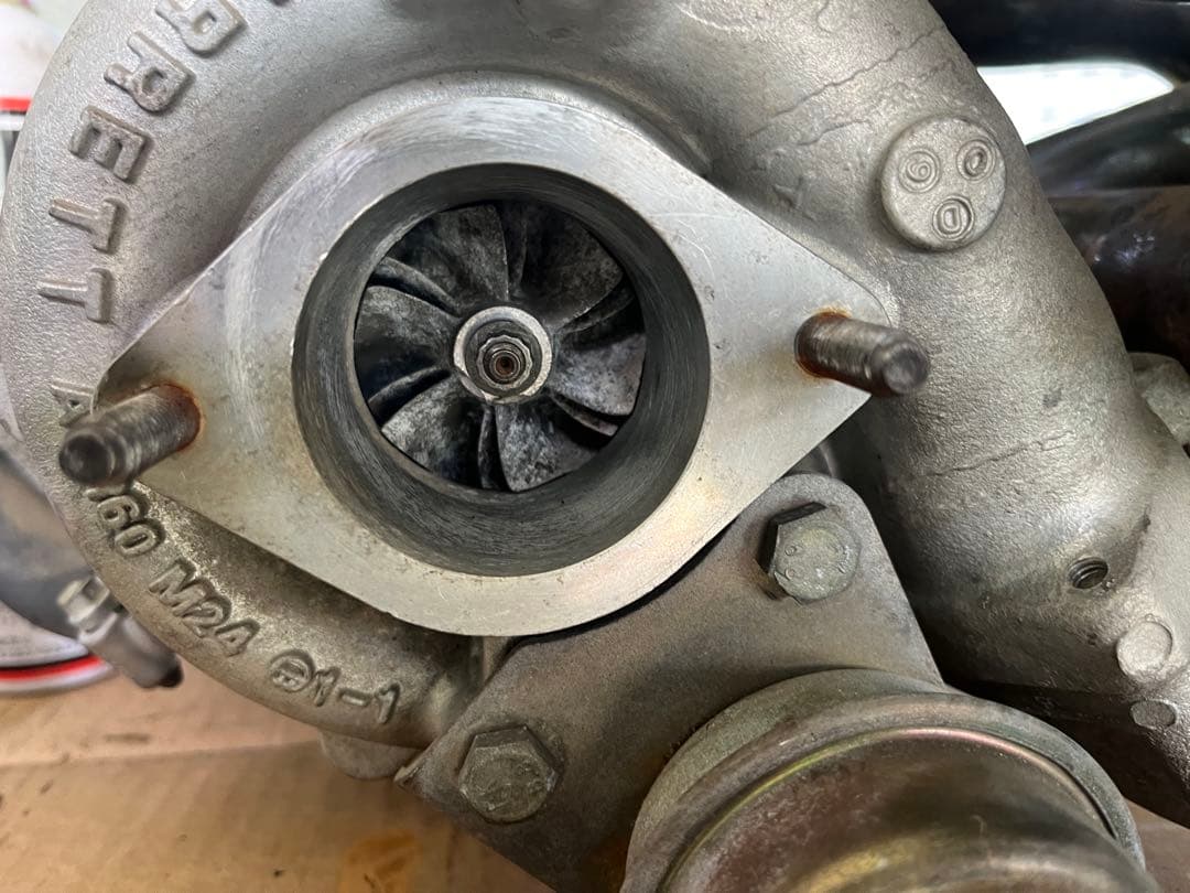 s15純正タービン、社外エキマニ、純正フロントパイプ