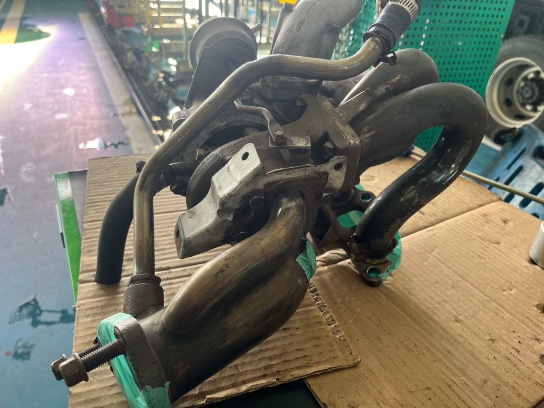 s15純正タービン、社外エキマニ、純正フロントパイプ