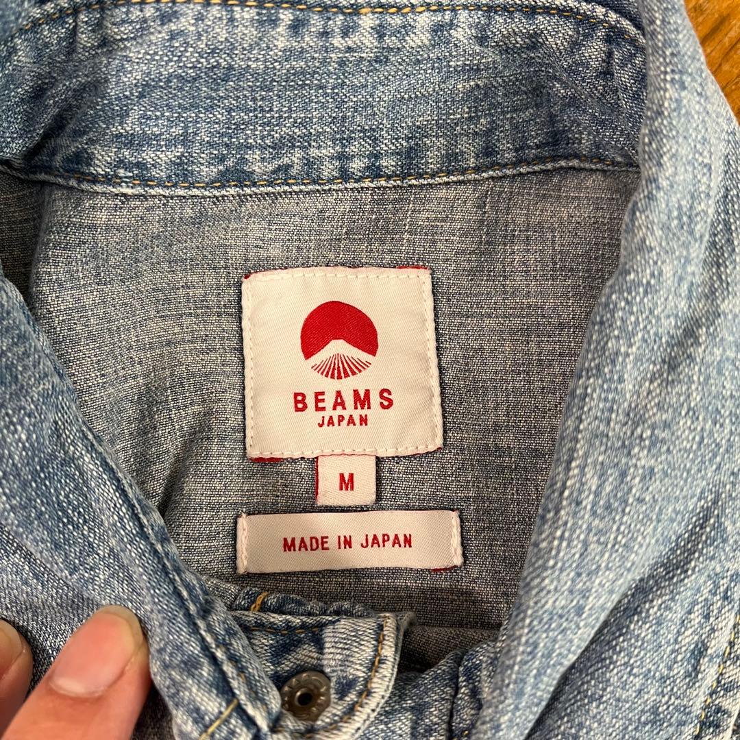 BEAMS JAPAN デニムウエスタンシャツ Mサイズ