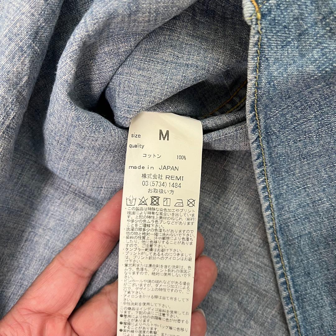 BEAMS JAPAN デニムウエスタンシャツ Mサイズ