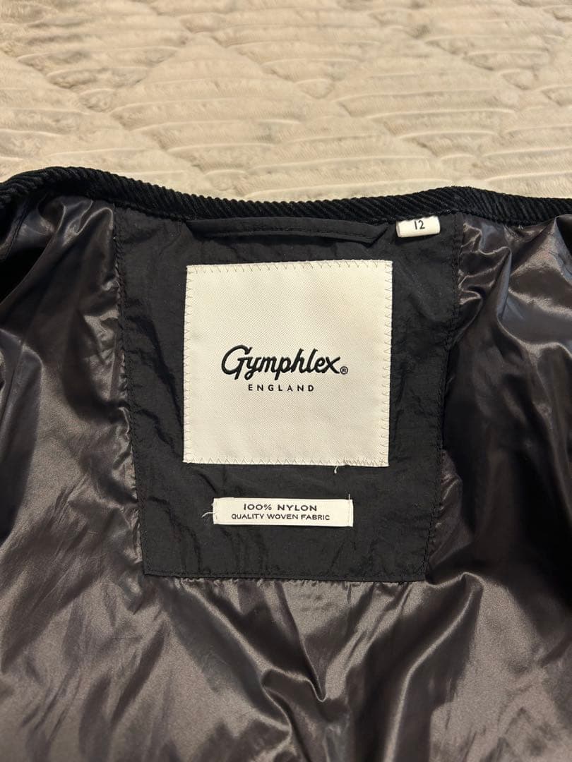 Gymphlexカラーレスハンドキルトダウンコート12