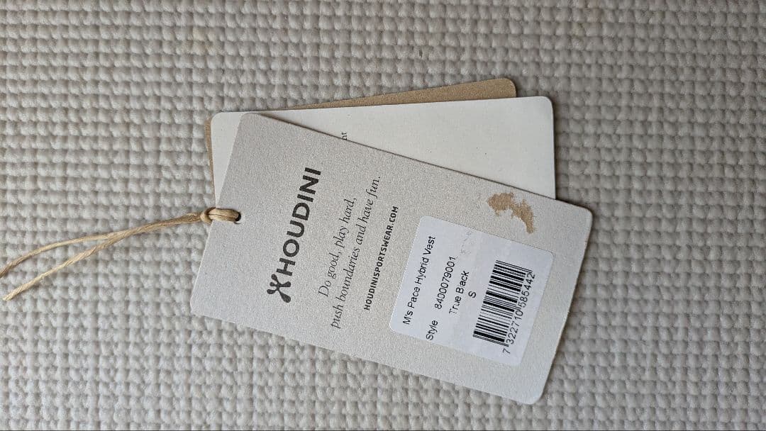 HOUDINI / Pace Hybrid Vest Mens S 試着のみ