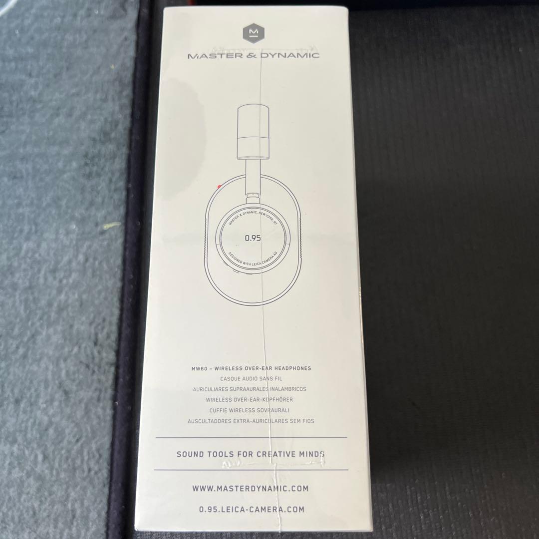 【新品未使用】MASTER & DYNAMIC MW60 for 0.95