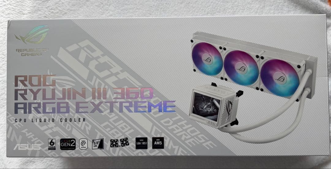 PC用ファン・クーラー ASUS ROG RYUJIN III 360 ARGB EXTREME