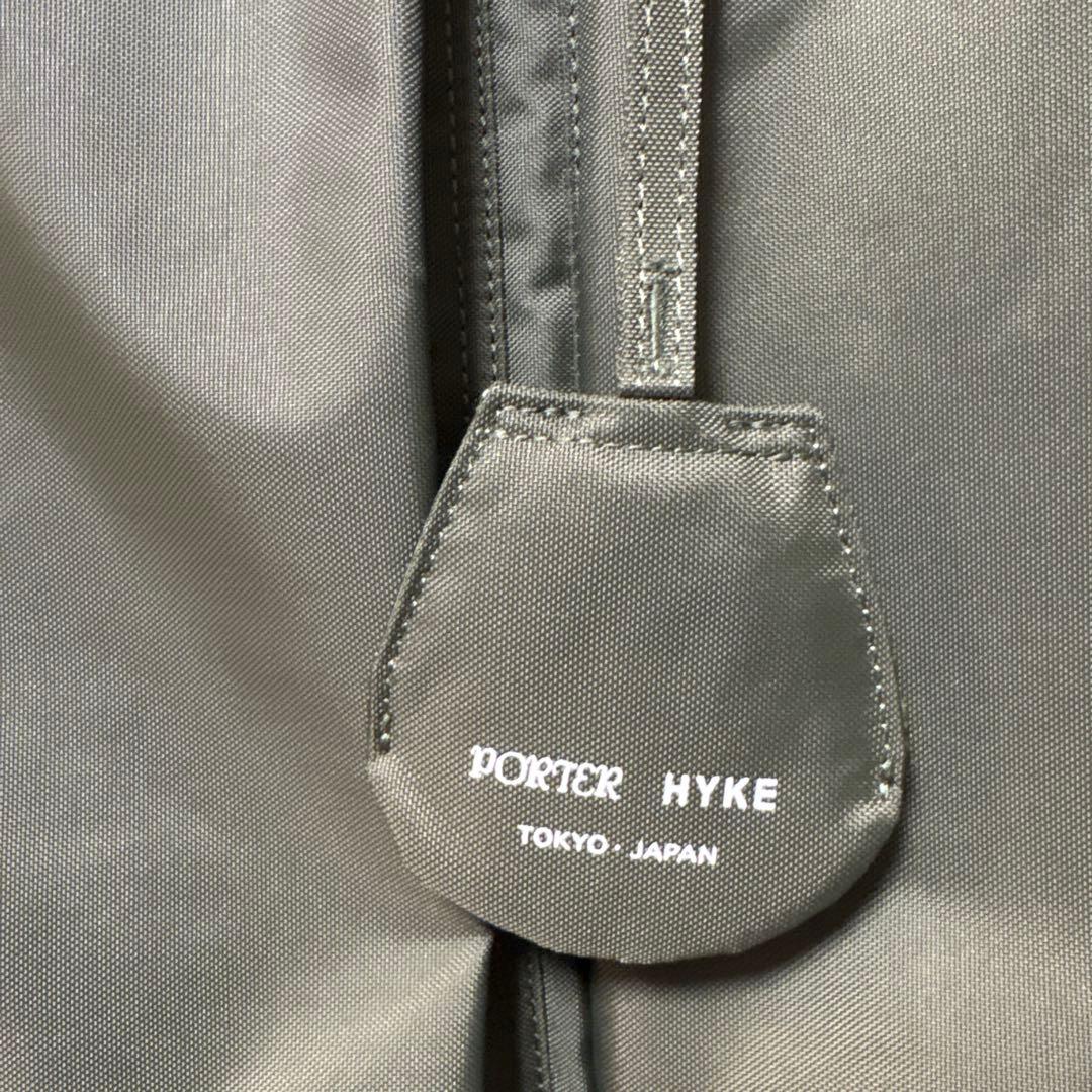 最安値/HYKE × PORTER/HELMET BAG/オリーブ/極美品