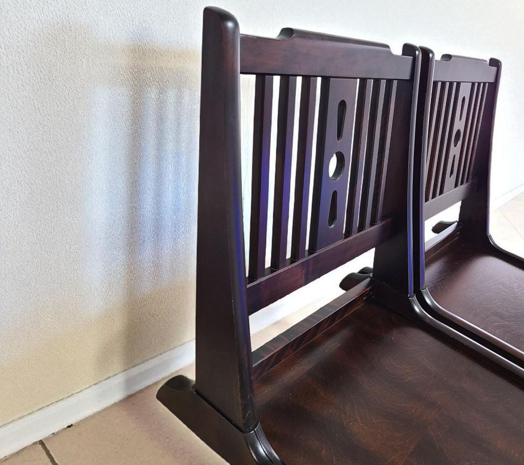 北海道民芸家具　座椅子　2脚セット 高級家具 　②