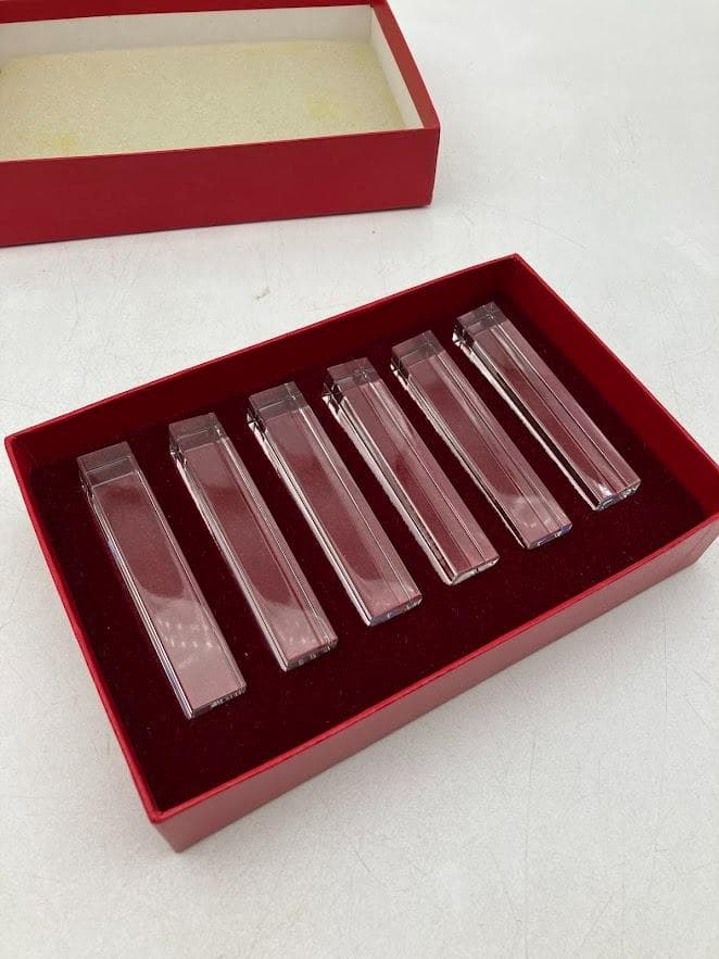 新品　Baccarat ナイフレスト　クリスタル 6個セット