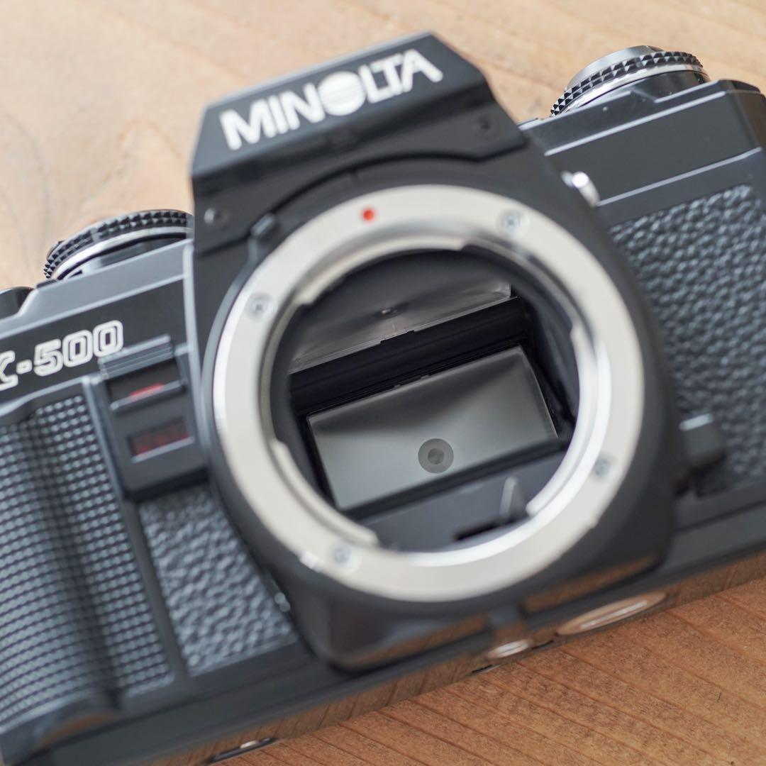 【撮影済み】MINOLTA X-500 フィルム一眼レフ　レンズセット