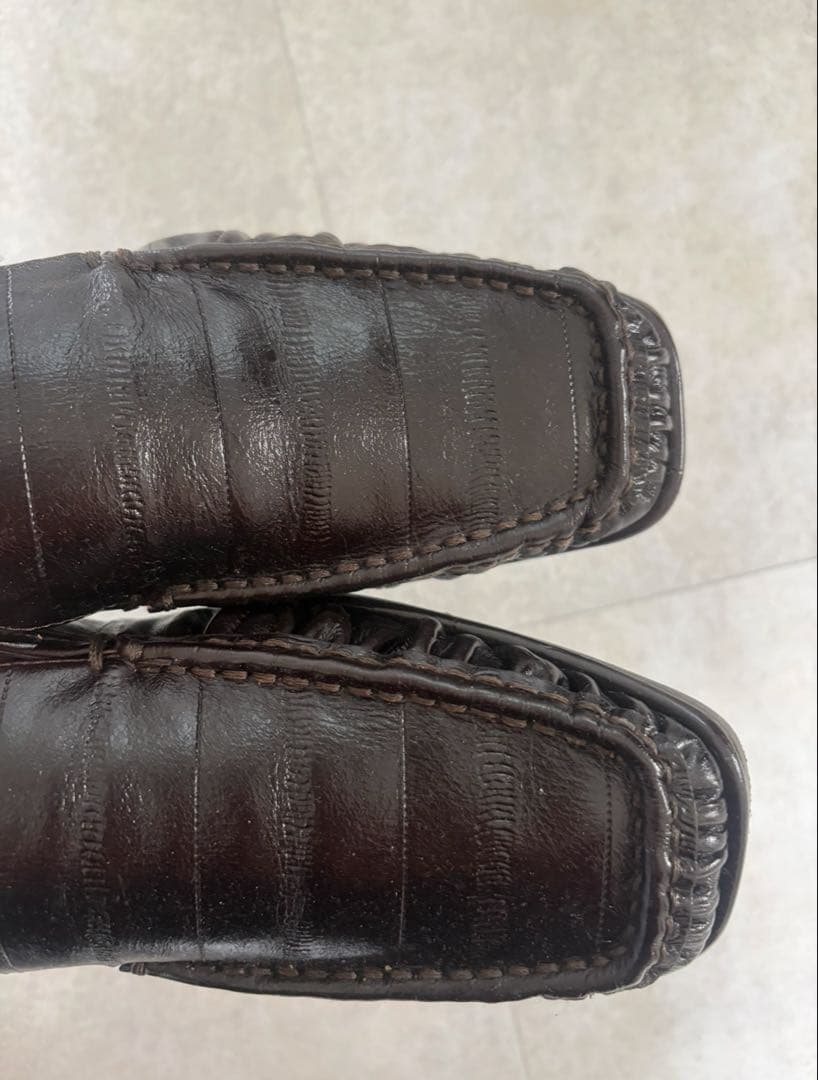 靴 TODAYFUL Squaretoe Gather Loafers