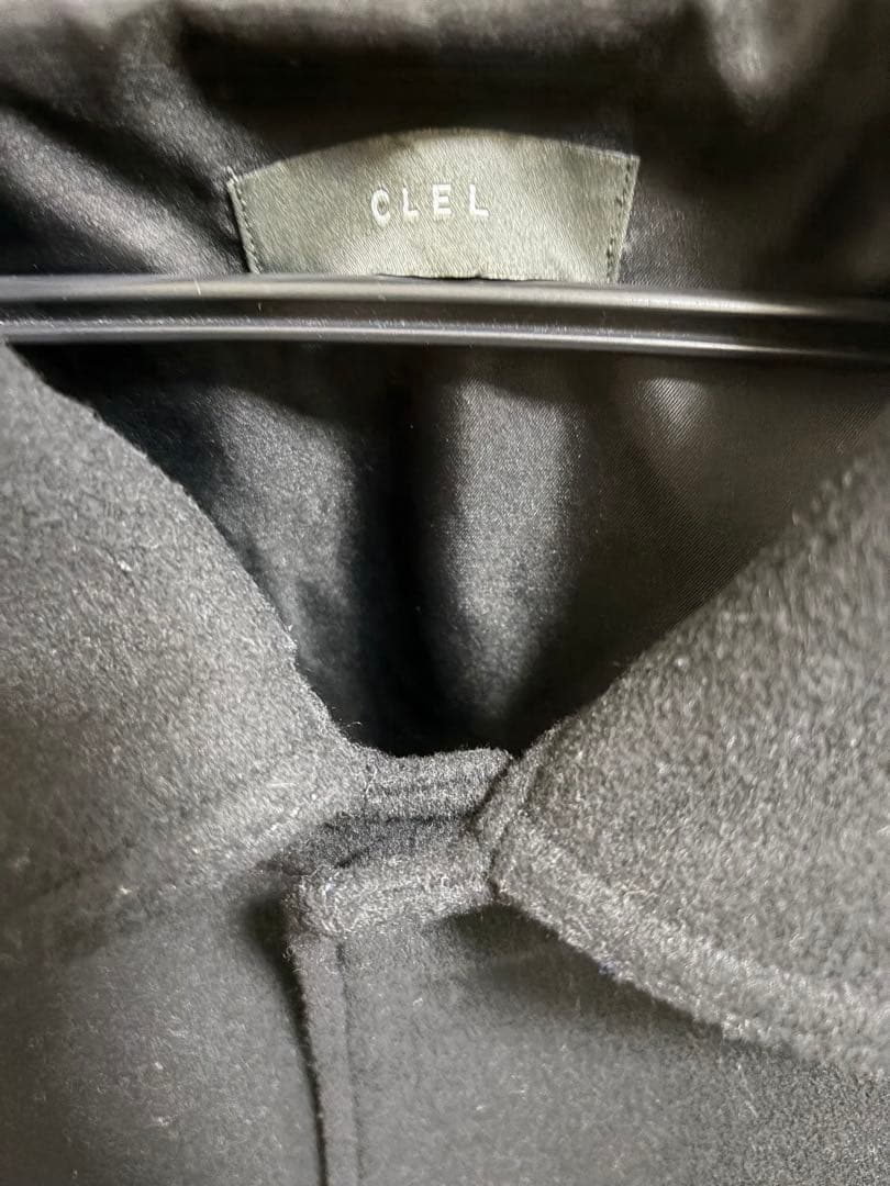 【CLEL】ウールブレンド テックメルトン2wayブルゾン