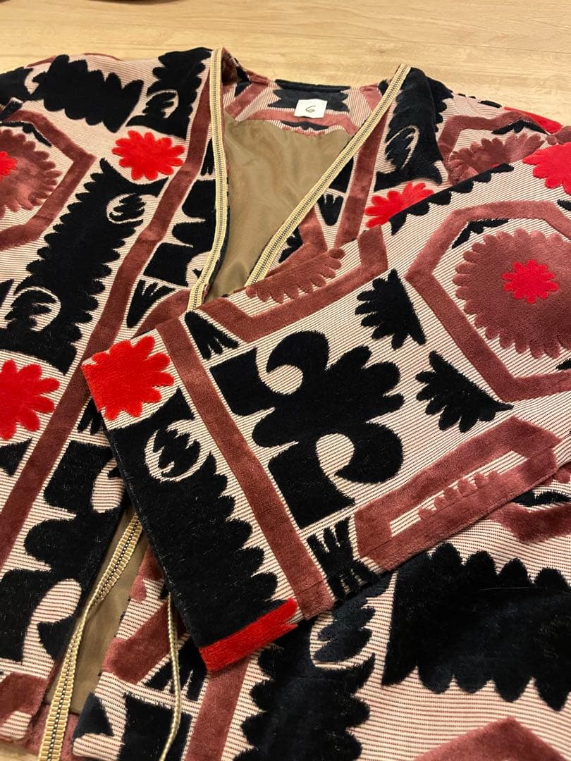 【yumik】6 ROKU PILECUT JACQUARD 38サイズ