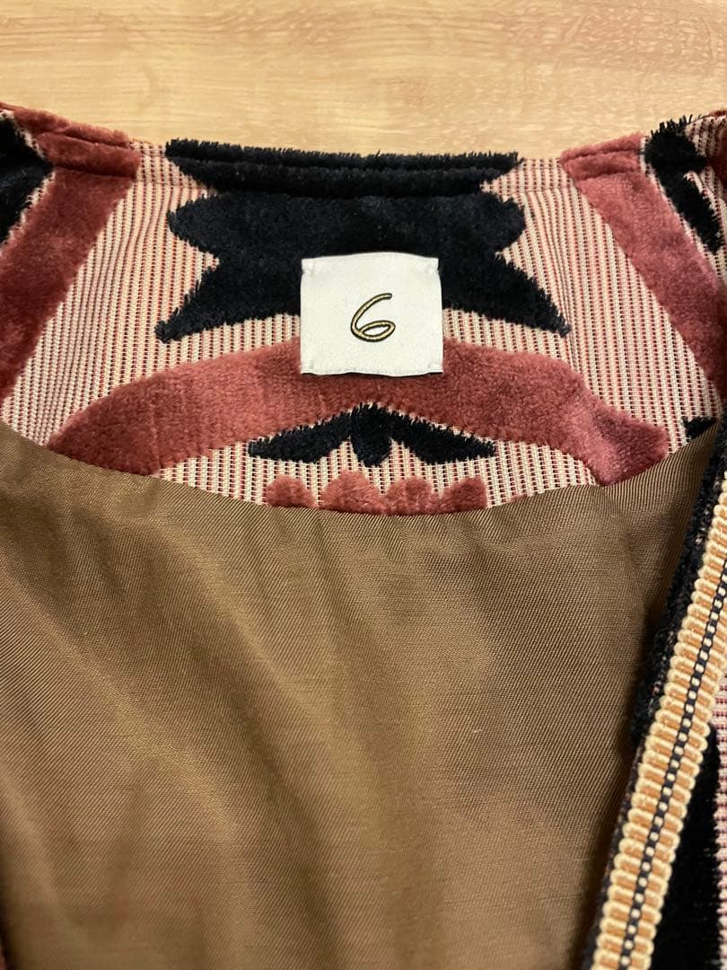 【yumik】6 ROKU PILECUT JACQUARD 38サイズ