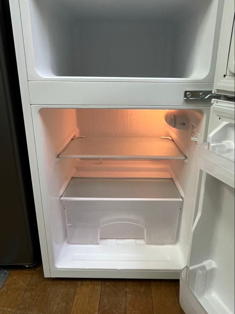 2ドア コンパクトタイプ 85L 2023年 Haier JR-N85E 冷蔵庫