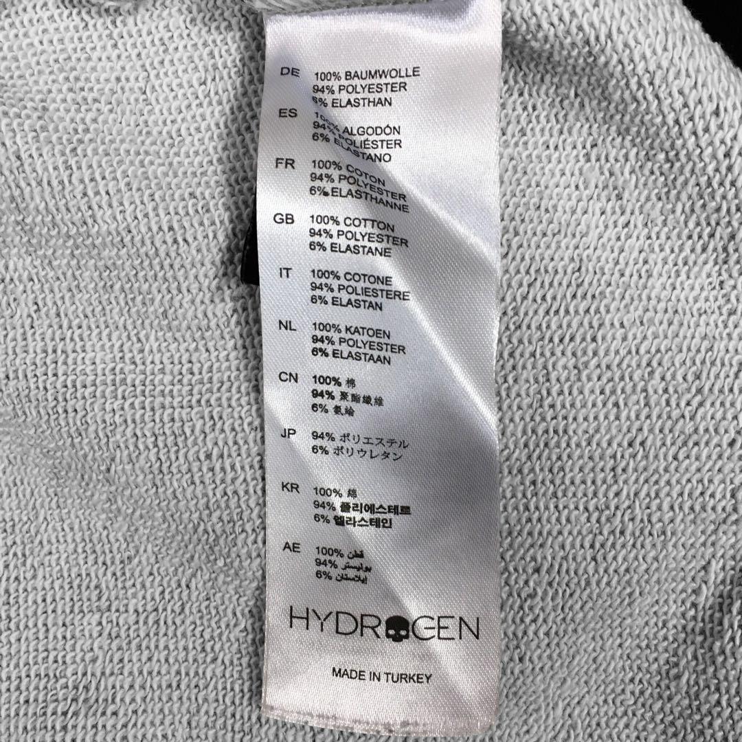ハイドロゲン 切り替えセットアップ ジャージ パーカー スウェット グレー M