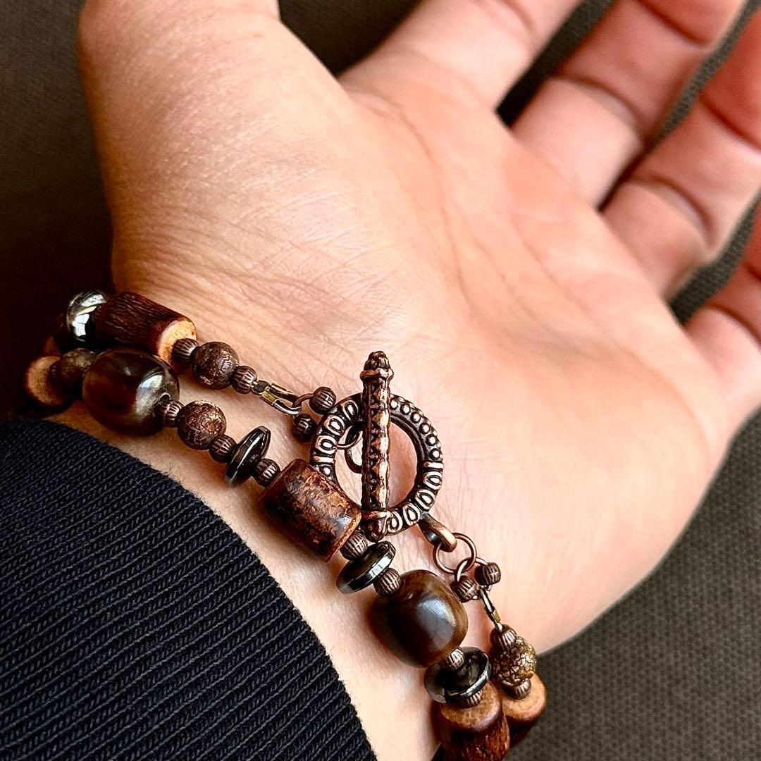 インディアンジュエリー　ナバホ　ビンテージ　ネックレス兼用ブレスレット