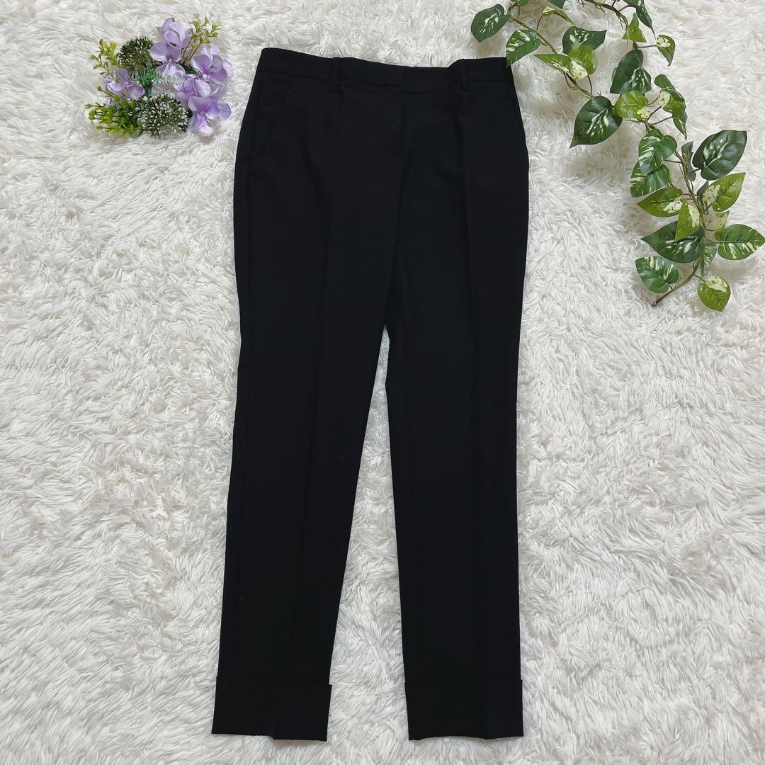 極美品✨theoryセオリー ブラックスーツセットアップ 2 M 通勤フォーマル