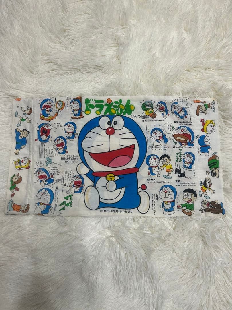 超レア品☆約50年前？ドラえもん 枕カバー 難あり昭和レトロ 藤子不二雄 希少品