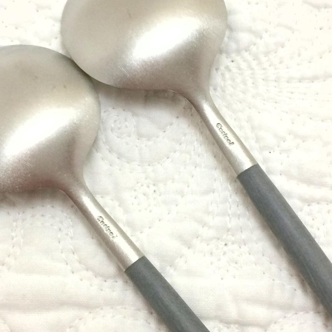 ねこ　クチポール　ＧＯＡグレー＆シルバー　デザート+レスト　計８点　計