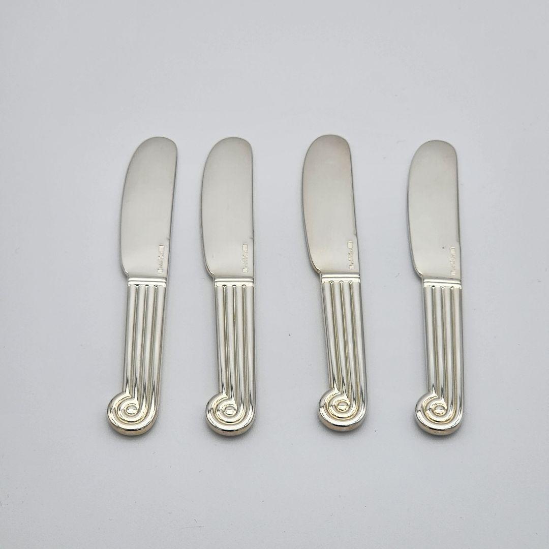 ★Christofle★ バターナイフ 4本セット シルバー 箱付き