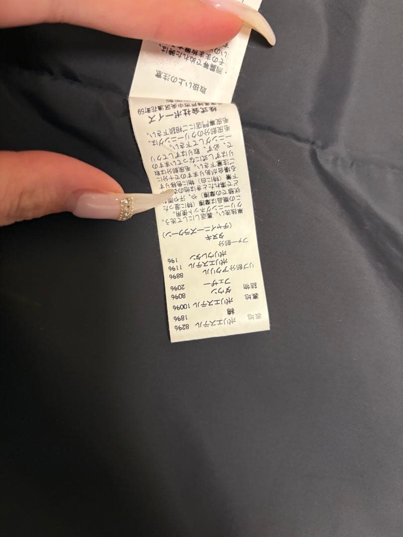 あぺんちゃん DANTON ロングタウンコート 34 ブラック