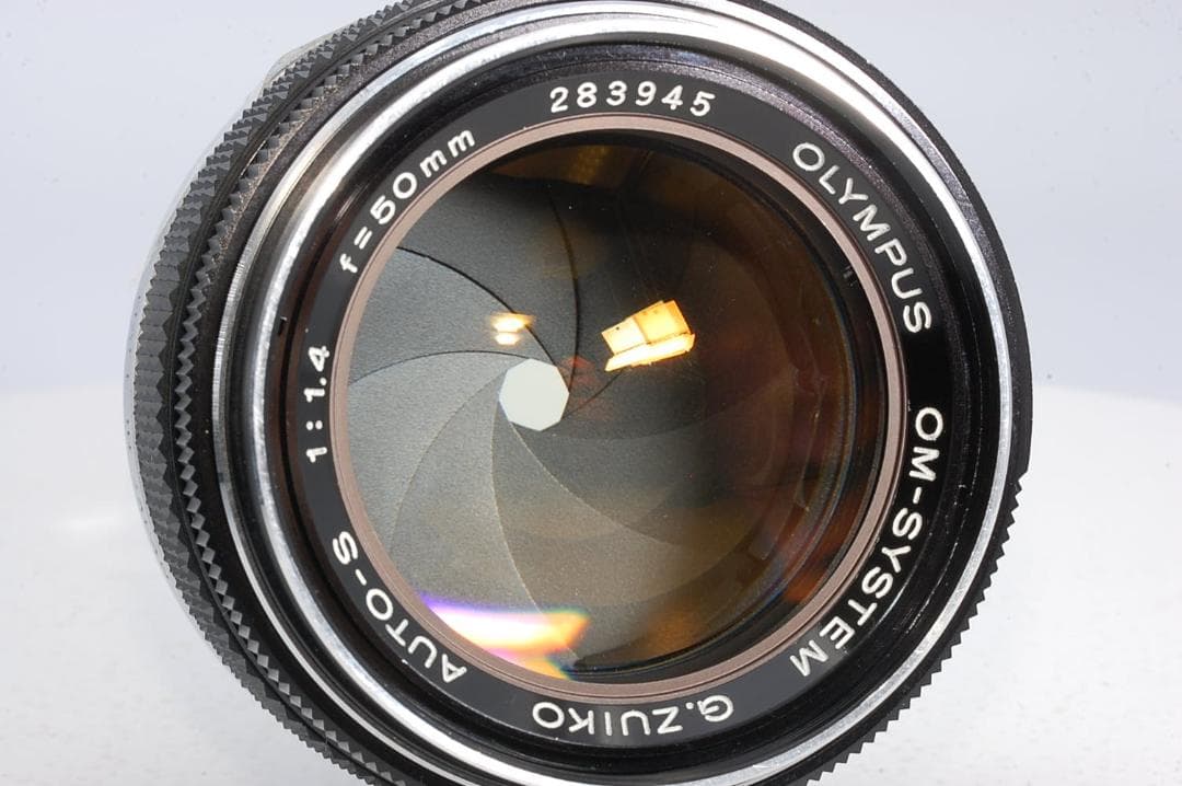 極美品　完動品　ケース付き　オリンパス　OM-1 G.zuiko 50 1.4