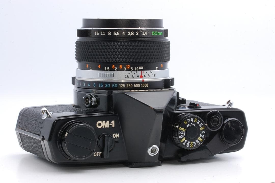 極美品　完動品　ケース付き　オリンパス　OM-1 G.zuiko 50 1.4